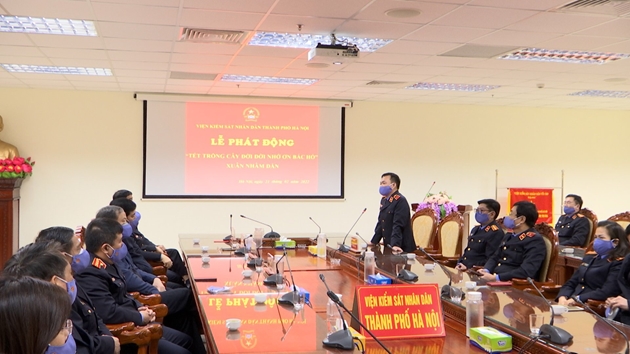 Hanoi People s Procuracy launches tree planting festival